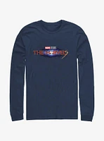 Marvel The Marvels Galaxy Logo Long-Sleeve T-Shirt