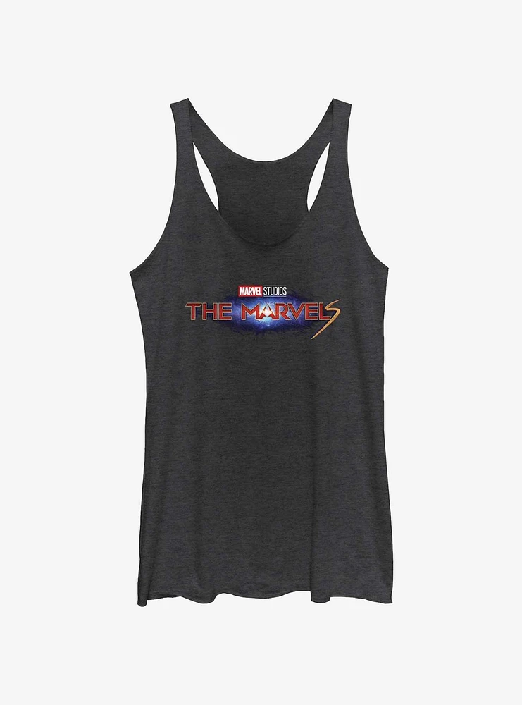 Marvel The Marvels Galaxy Logo Girls Tank