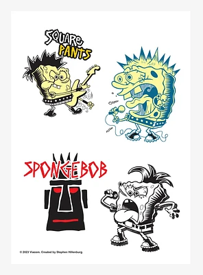 SpongeBob SquarePants Rock On Sticker Sheet