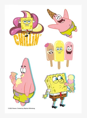 SpongeBob SquarePants Ice Cream Sticker Sheet