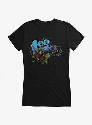 Teenage Mutant Ninja Turtles: Mayhem Leo Turtle Power Girls T-Shirt