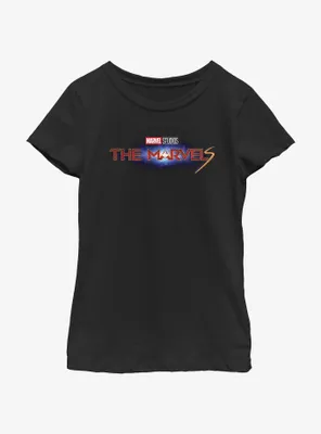 Marvel The Marvels Galaxy Logo Girls Youth T-Shirt