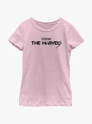 Marvel The Marvels Logo Girls Youth T-Shirt