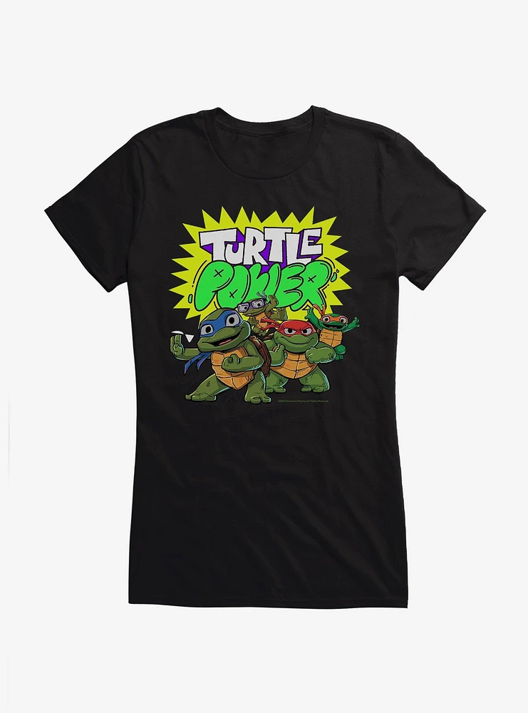 Teenage Mutant Ninja Turtles: Mayhem Turtle Power Girls T-Shirt