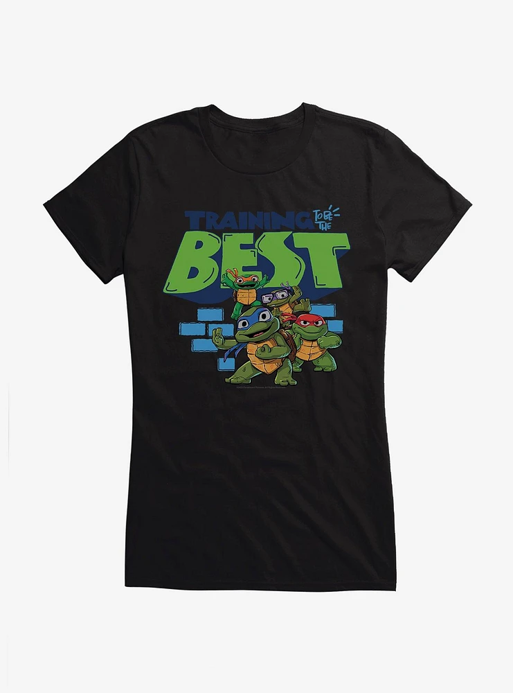Teenage Mutant Ninja Turtles: Mayhem Training To Be The Best Girls T-Shirt