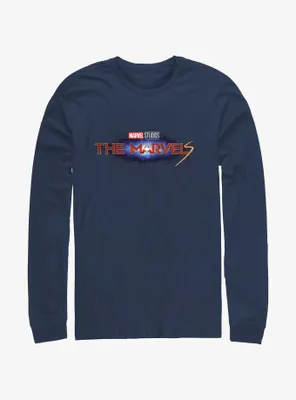 Marvel The Marvels Galaxy Logo Long-Sleeve T-Shirt