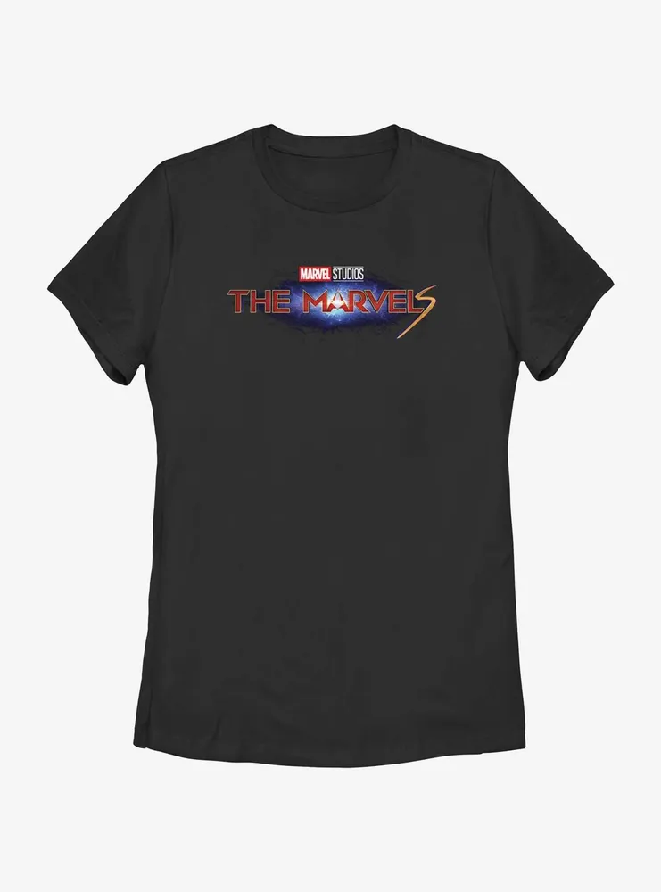 Marvel The Marvels Galaxy Logo Womens T-Shirt