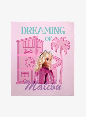 Barbie Dreaming Of Malibu Throw Blanket
