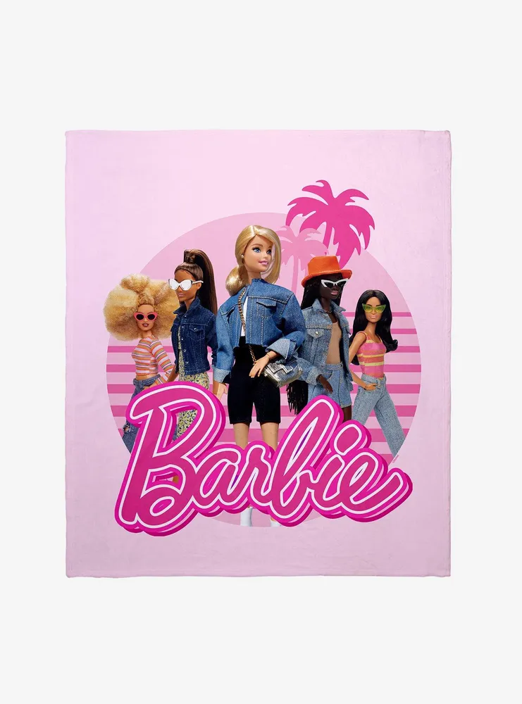 Barbie Retro Crew Throw Blanket