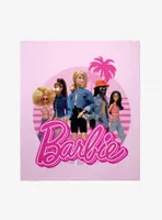 Barbie Retro Crew Throw Blanket