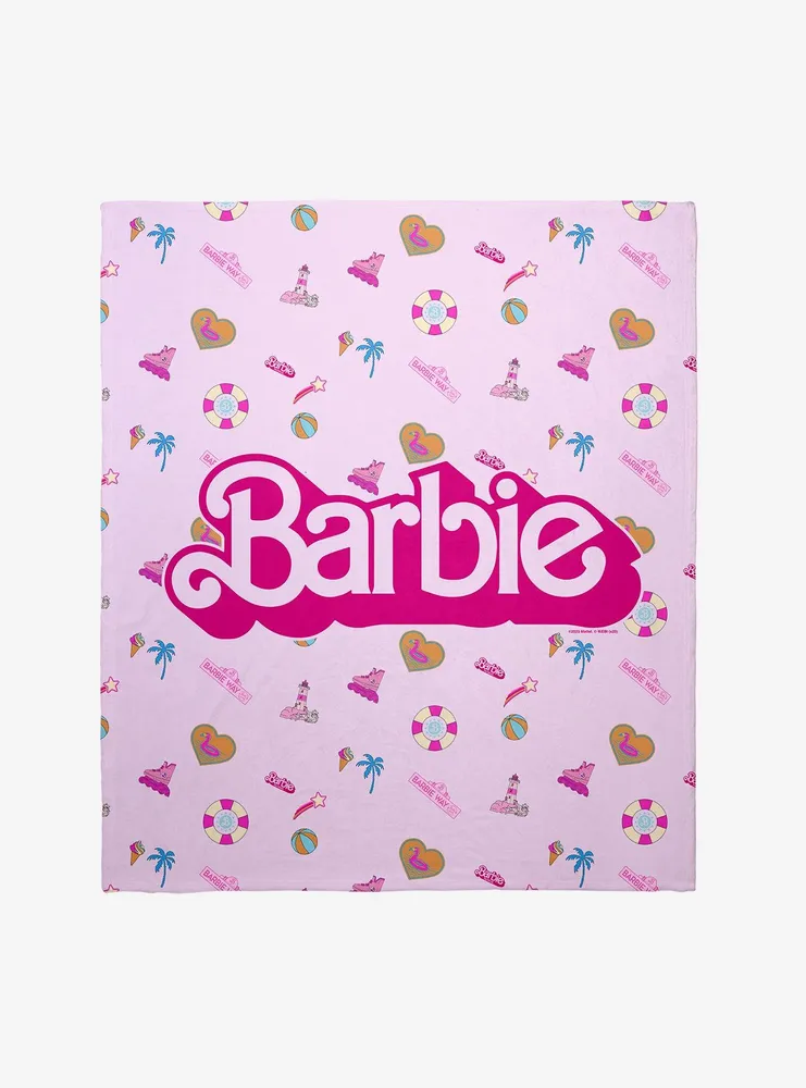 Barbie Malibu Icons Throw Blanket