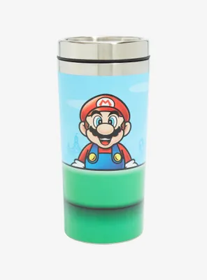 Nintendo Super Mario Bros. Mario & Luigi Warp Pipe Travel Mug
