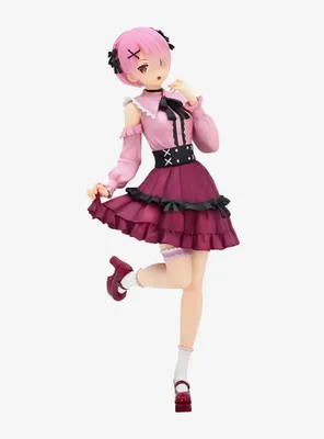 FuRyu Re:Zero Starting Life in Another World Trio-Try-iT Ram (Girly Outfit Ver.) Figure