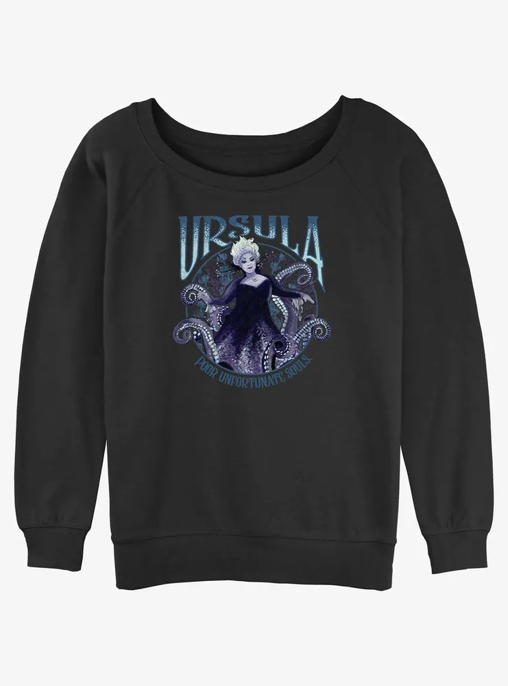 Disney The Little Mermaid Live Action Ursula Poor Unfortunate Souls Womens Slouchy Sweatshirt