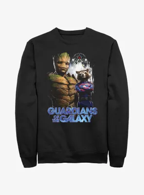 Marvel Guardians of the Galaxy Vol. 3 Duo Team Groot and Rocket Sweashirt