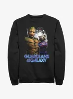 Marvel Guardians of the Galaxy Vol. 3 Duo Team Groot and Rocket Sweashirt