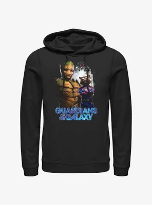 Marvel Guardians of the Galaxy Vol. 3 Duo Team Groot and Rocket Hoodie