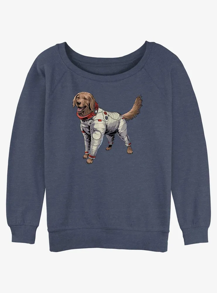 Marvel Guardians of The Galaxy Vol. 3 Cosmo Space Dog Womens Slouchy Sweatshirt