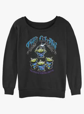 Disney Pixar Toy Story The Claw and Aliens Mystic Portal Womens Slouchy Sweatshirt