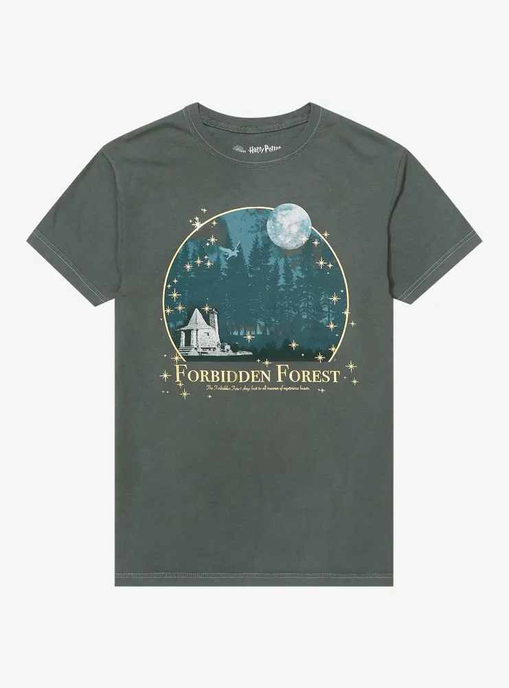 Harry Potter Forbidden Forest Boyfriend Fit Girls T-Shirt