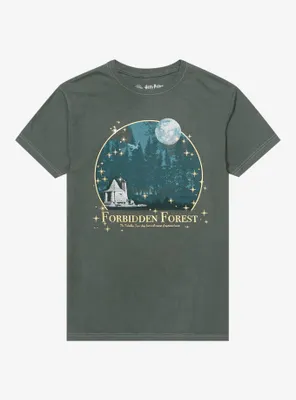 Harry Potter Forbidden Forest Boyfriend Fit Girls T-Shirt