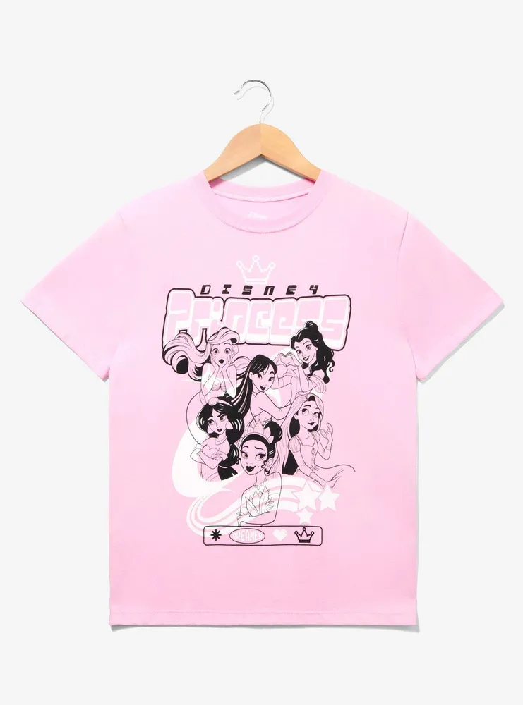 Disney Princess Tonal Group Portrait Youth T-Shirt - BoxLunch Exclusive