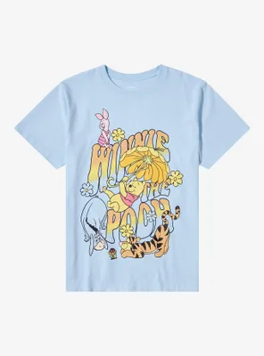 Disney Winnie the Pooh Floral Group Portrait Youth T-Shirt - BoxLunch Exclusive