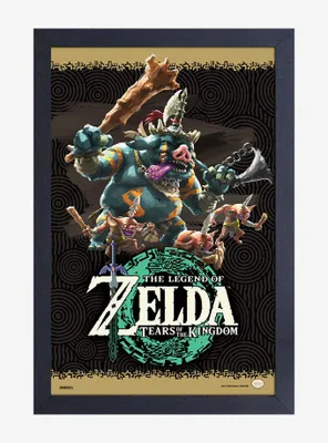 The Legend of Zelda: Tears of the Kingdom Enemies Framed Poster