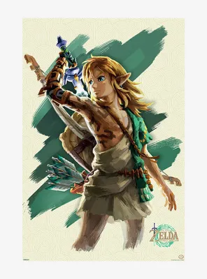 The Legend of Zelda: Tears of the Kingdom Link Unleashed Poster