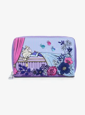 Loungefly Disney Sleeping Beauty 65th Anniversary Aurora Floral Wallet