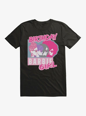 Barbie Birthday Girls Silhouettes T-Shirt
