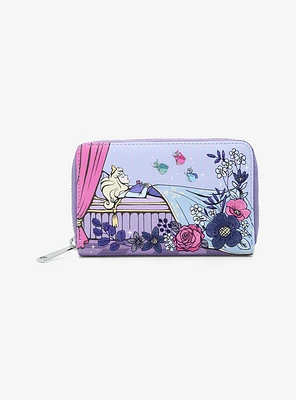 Loungefly Disney Sleeping Beauty Aurora Sleeping Mini Zipper Wallet