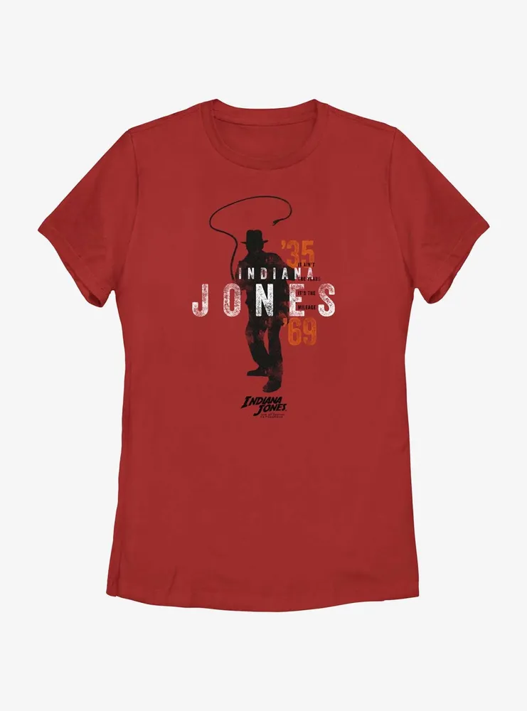 Indiana Jones and The Dial of Destiny It's Mileage Womens T-Shirt