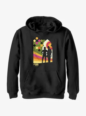 Indiana Jones and the Dial of Destiny Swoosh Duo Youth Hoodie