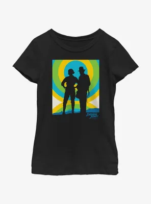 Indiana Jones and the Dial of Destiny Bubble Duo Helena Shaw Girls Youth T-Shirt