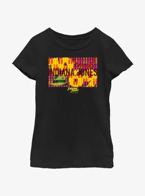 Indiana Jones and the Dial of Destiny Sixties Wallpaper Girls Youth T-Shirt