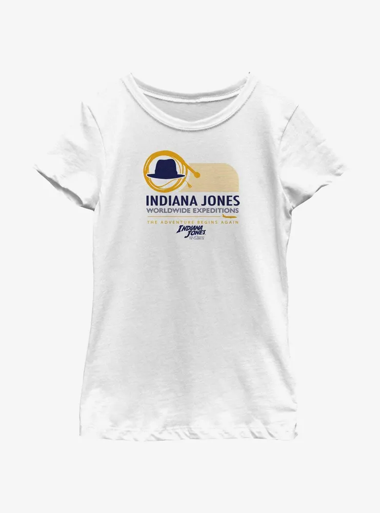 Indiana Jones and the Dial of Destiny Speedy Planes Girls Youth T-Shirt