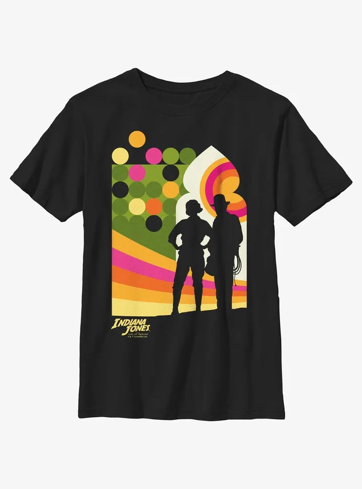 Indiana Jones and the Dial of Destiny Swoosh Duo Youth T-Shirt