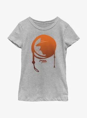Indiana Jones and the Dial of Destiny Whip Profile Girls Youth T-Shirt