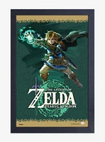 The Legend of Zelda: Tears of the Kingdom Link Ultra Hand Framed Poster