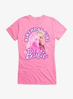 Barbie Pink Silhouette Girls T-Shirt