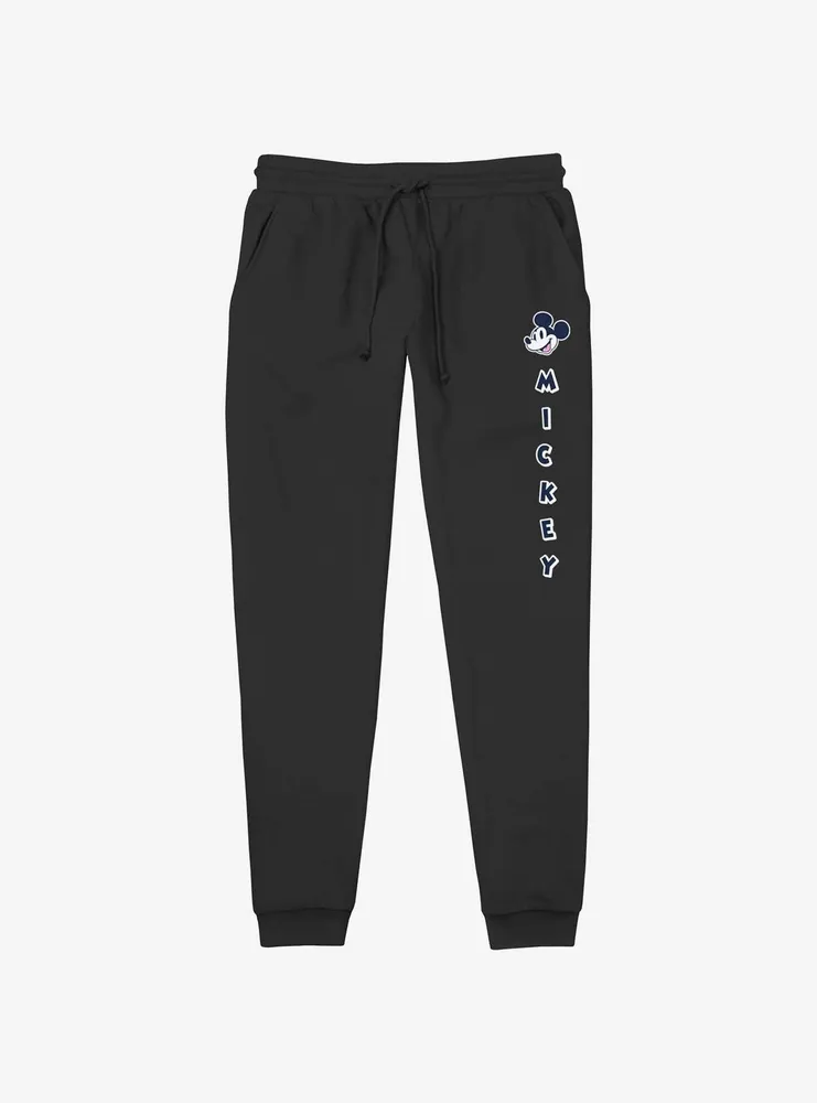 Disney Mickey Mouse Face Jogger Sweatpants