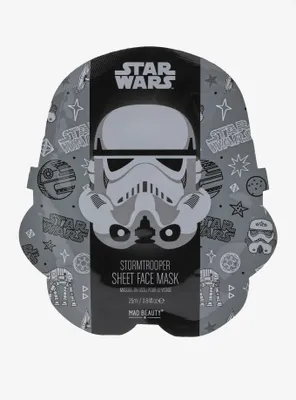 Star Wars Stormtrooper Sheet Green Tea Face Mask