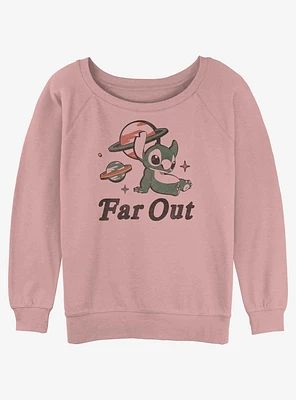 Disney Lilo & Stitch Far Out Girls Slouchy Sweatshirt