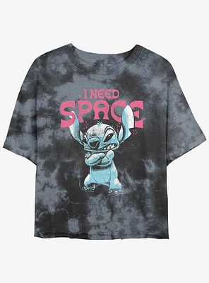 Disney Lilo & Stitch Gimme Space Tie-Dye Girls Crop T-Shirt