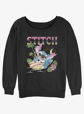 Disney Lilo & Stitch Aloha Girls Slouchy Sweatshirt
