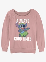 Disney Lilo & Stitch Good Time Girls Slouchy Sweatshirt