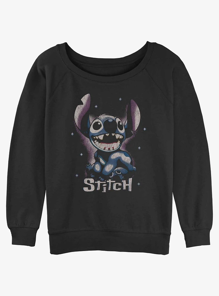 Disney Lilo & Stitch Dark Girls Slouchy Sweatshirt