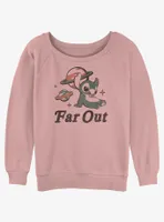 Disney Lilo & Stitch Far Out Womens Slouchy Sweatshirt