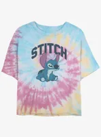 Disney Lilo & Stitch Hangry Tie-Dye Womens Crop T-Shirt